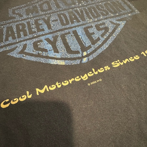 Vintage Harley-Davidson Las Vegas T-Shirt Men’s 3XL Blue Graphic Tee Biker - Picture 2 of 6